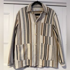 Zara Striped Men's Overshirt